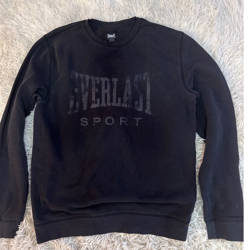 Vintage Everlast‎ Sport Black Crewneck Sweatshirt Men's Size M